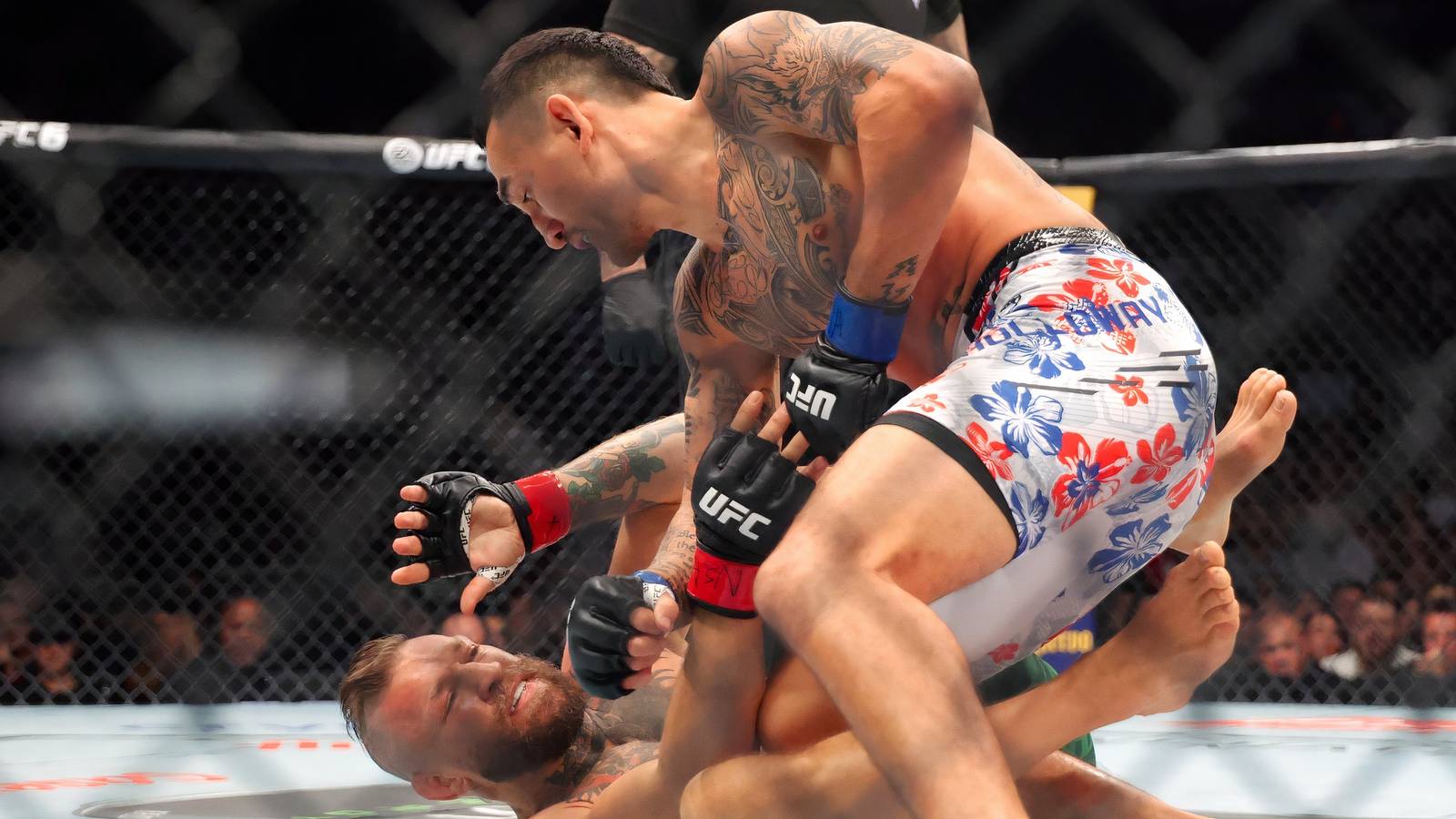 Max Holloway Screamed 9 Words During UFC 329 Win vs Conor McGregor