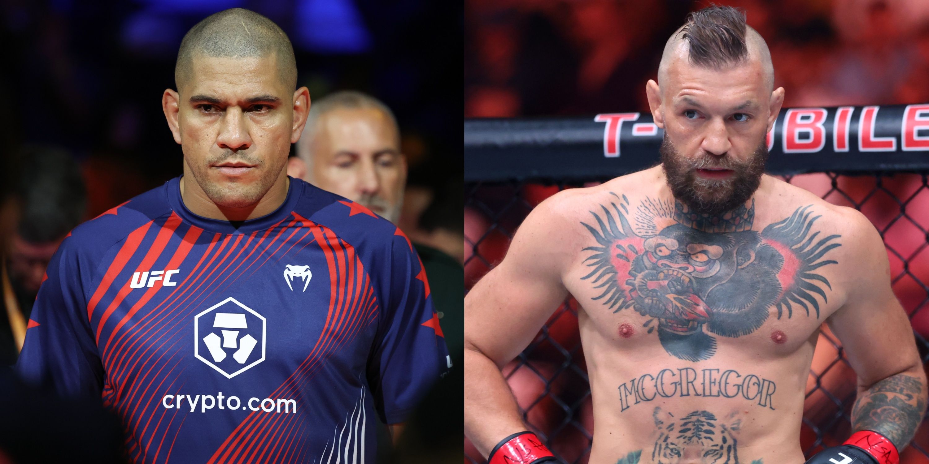 Alex Pereira and Conor McGregor
