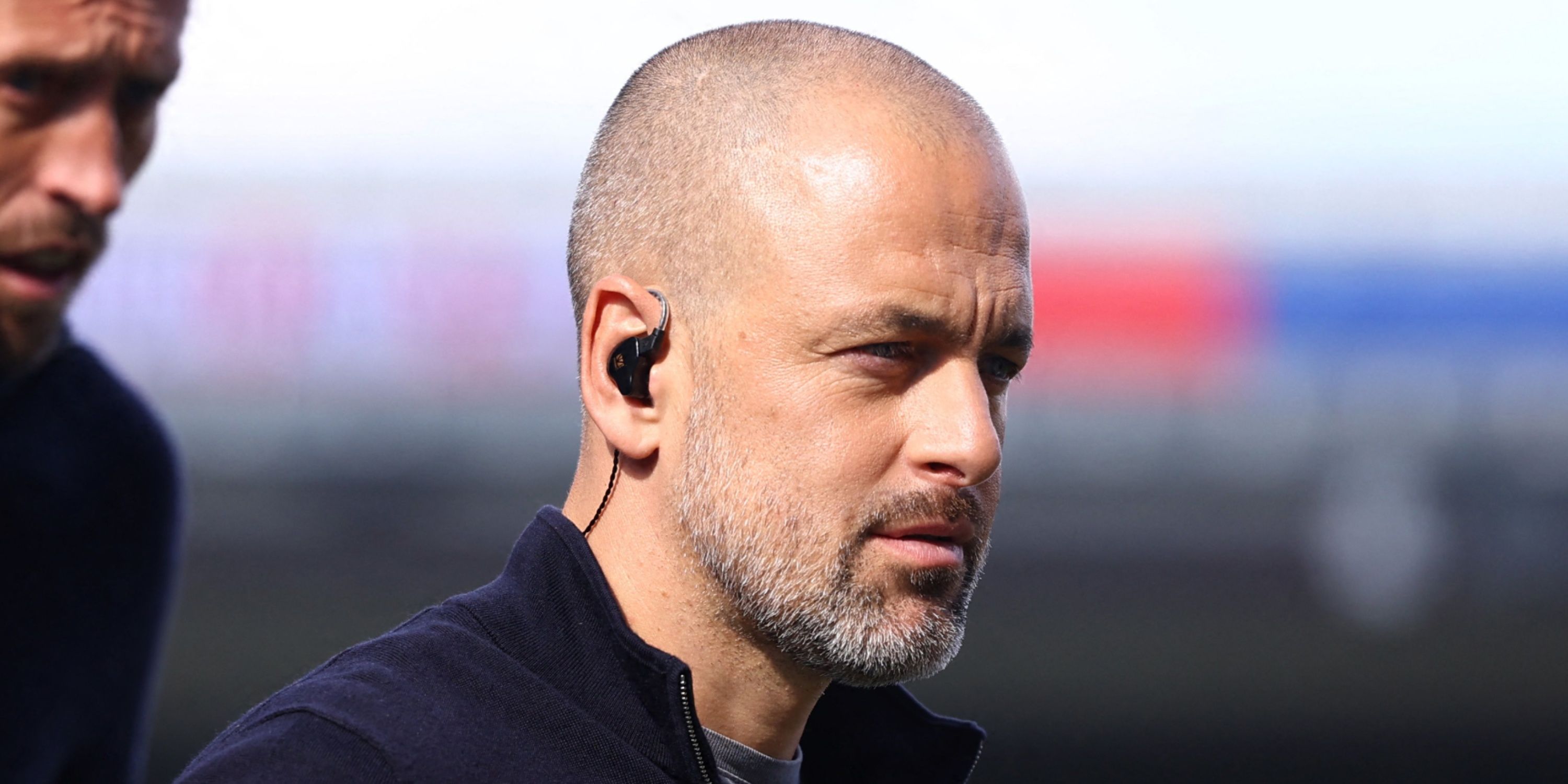 Joe Cole looks on as a TV pundit