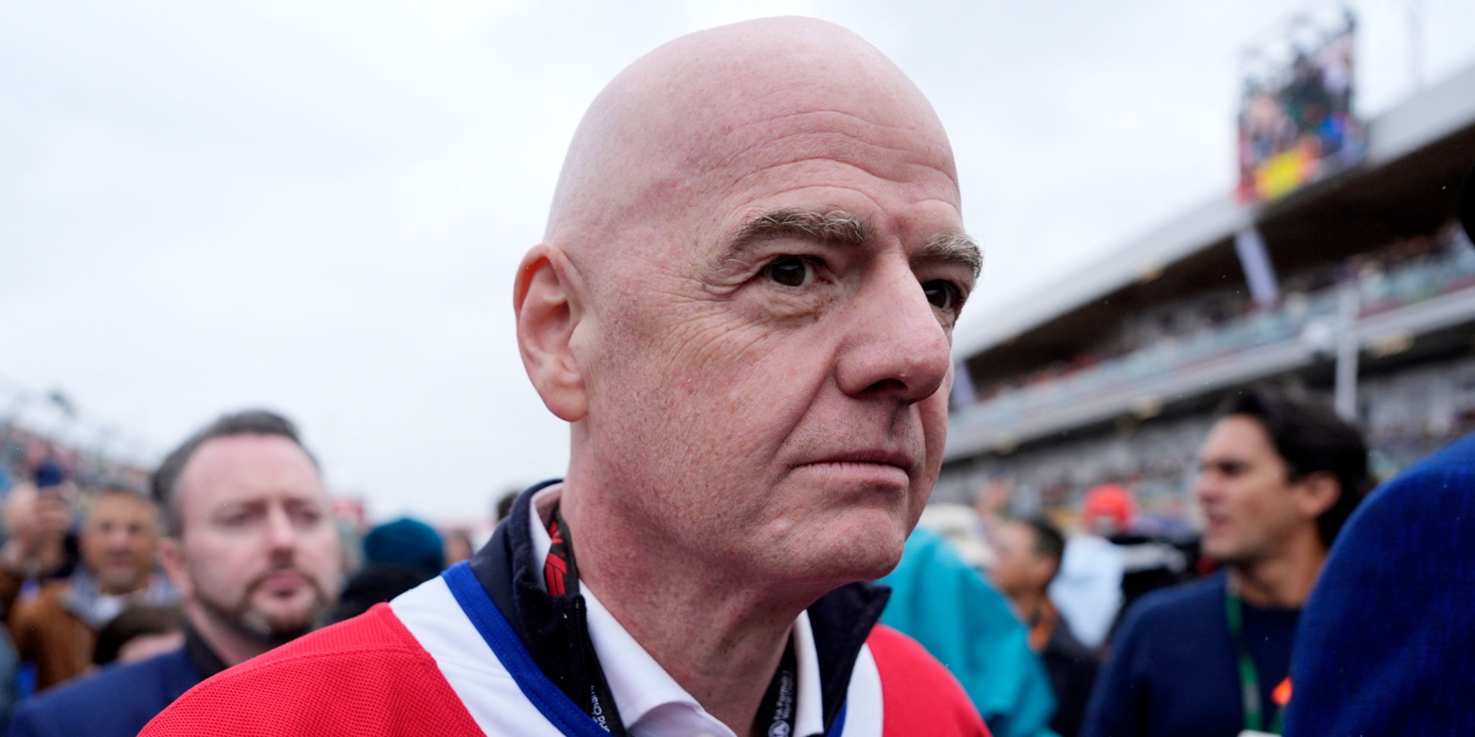 FIFA President Gianni Infantino at the Canadian Grand Prix