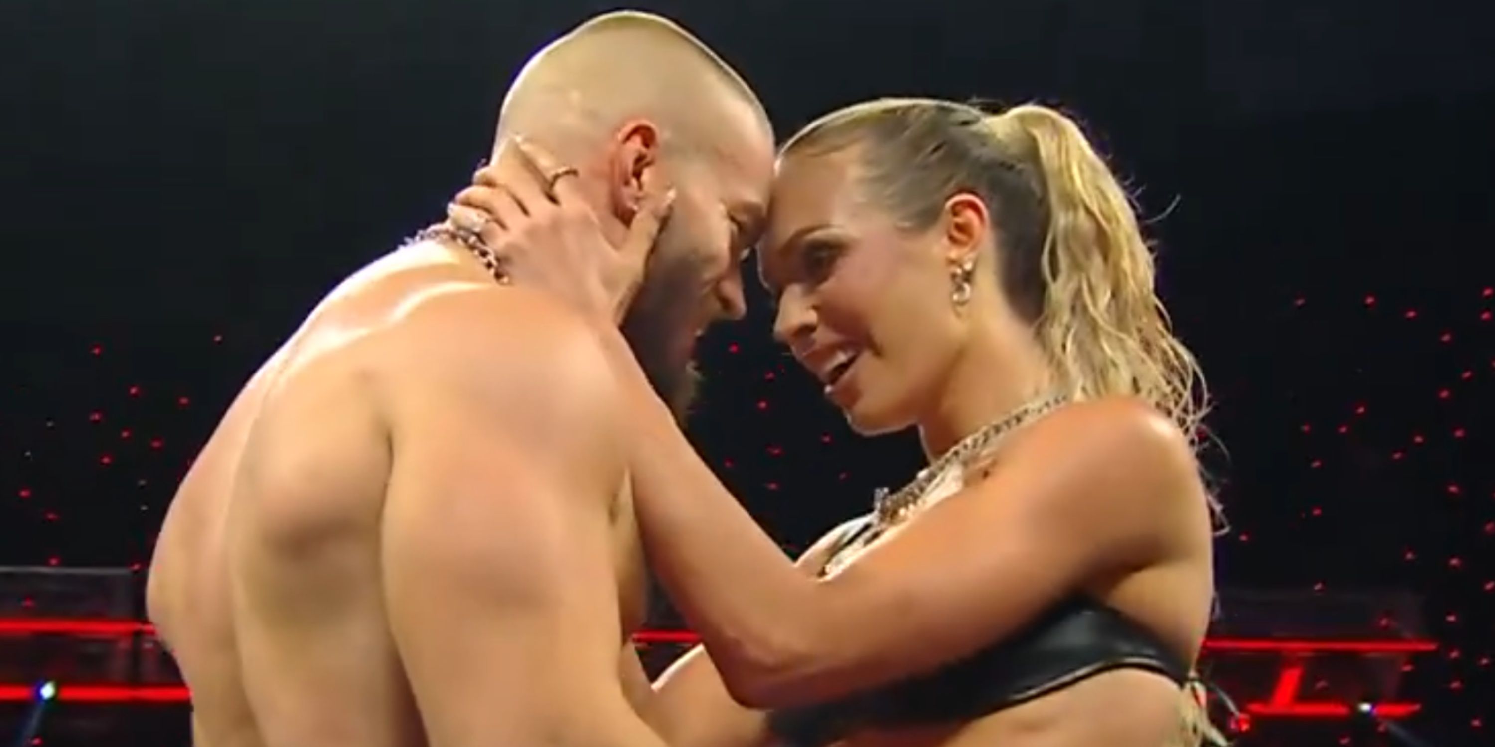 WWE: Interesting Footage of Austin Theory and Maxxine Dupri Once Cameras Stop Rolling