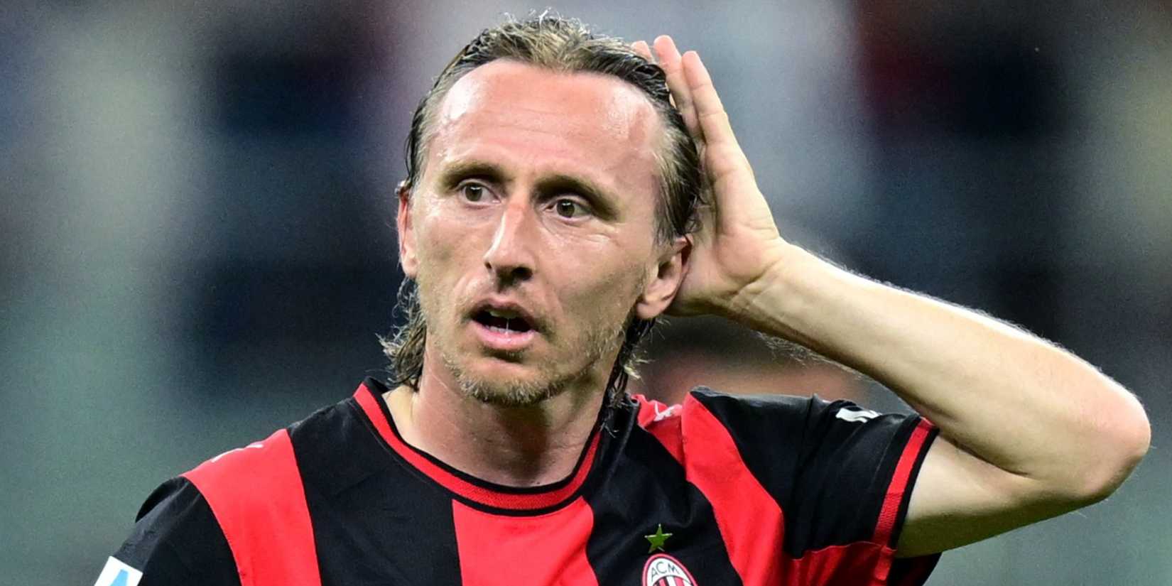 Luka Modric in action for AC Milan