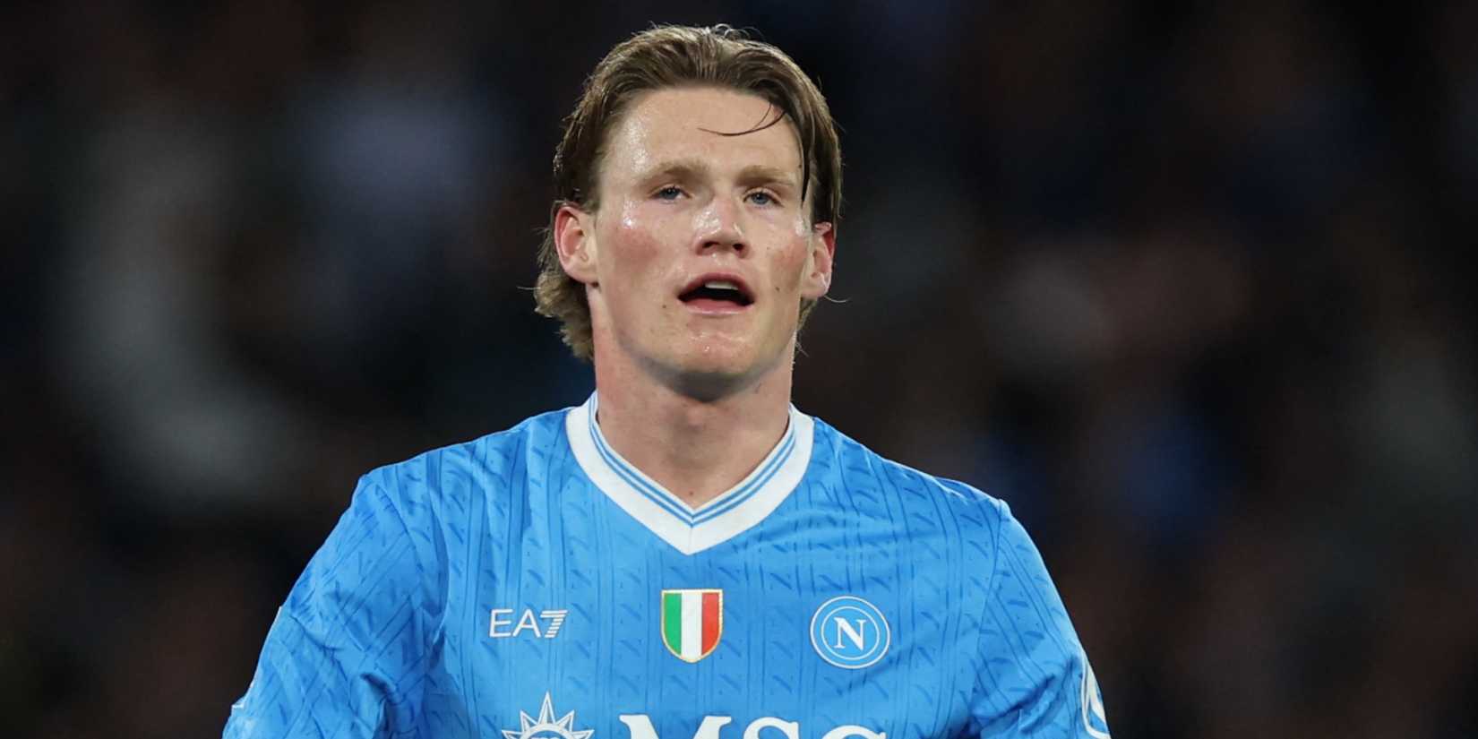 Scott McTominay in action for Napoli