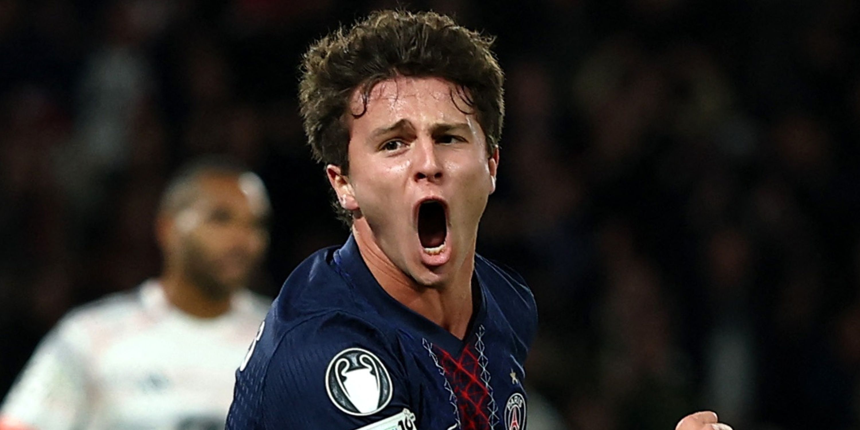Joao Neves in action for PSG