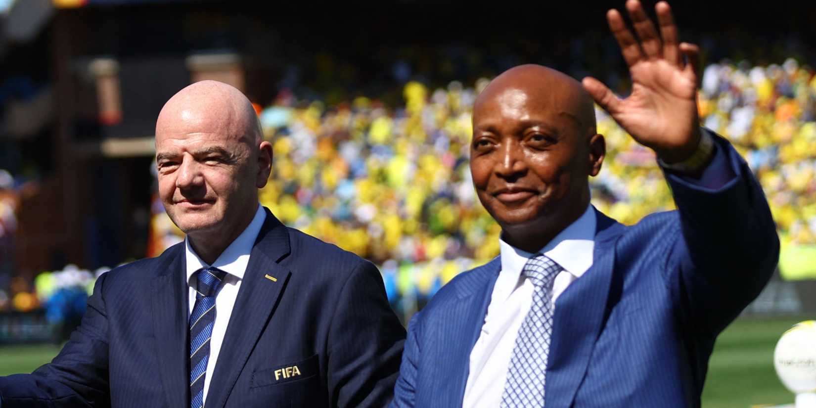 Gianni Infantino FIFA President Patrice Motsepe CAF President