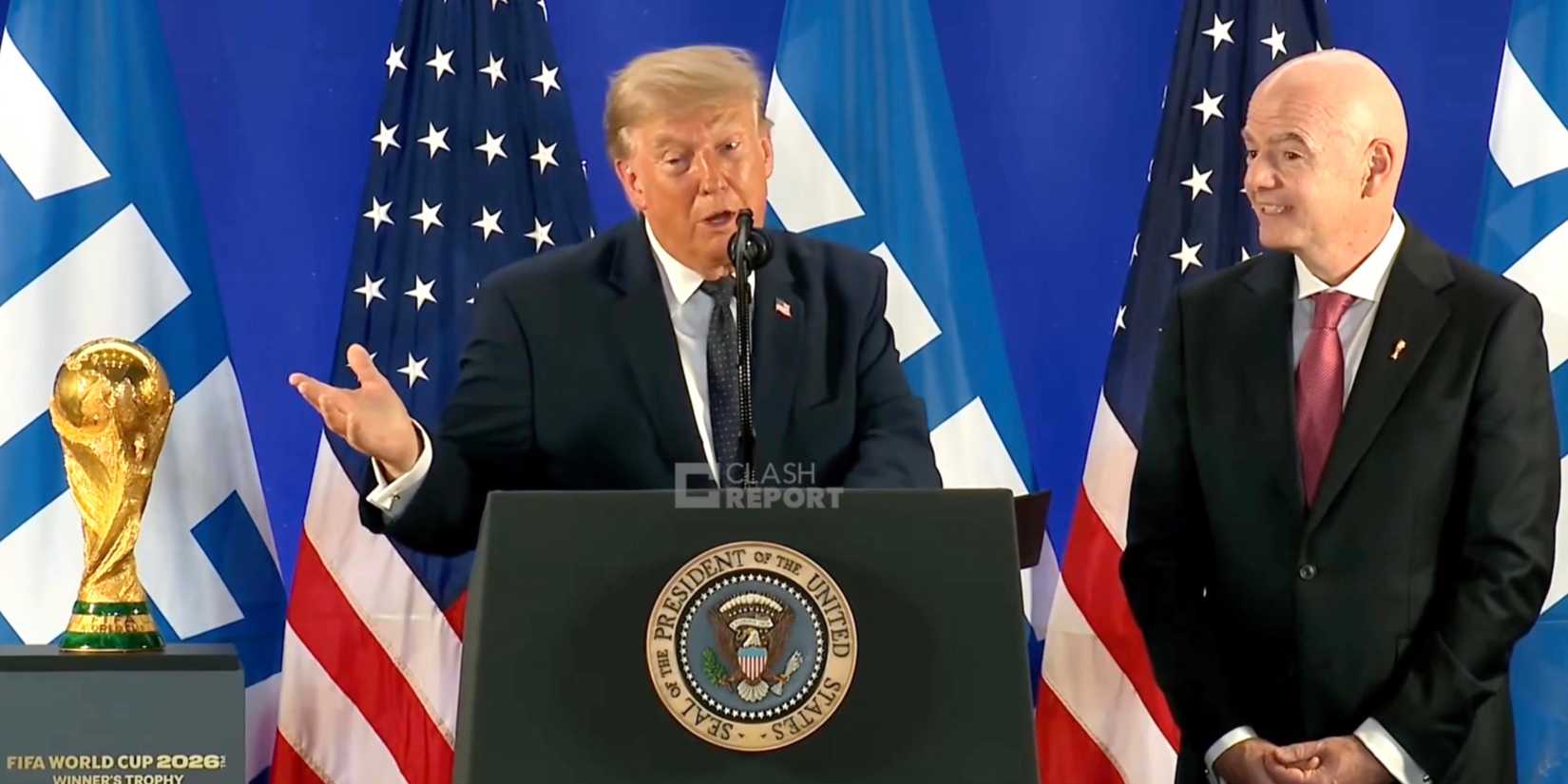 Donald Trump slams Thomas Tuchel decision during England 1-2 Argentina - Gianni Infantino reacts