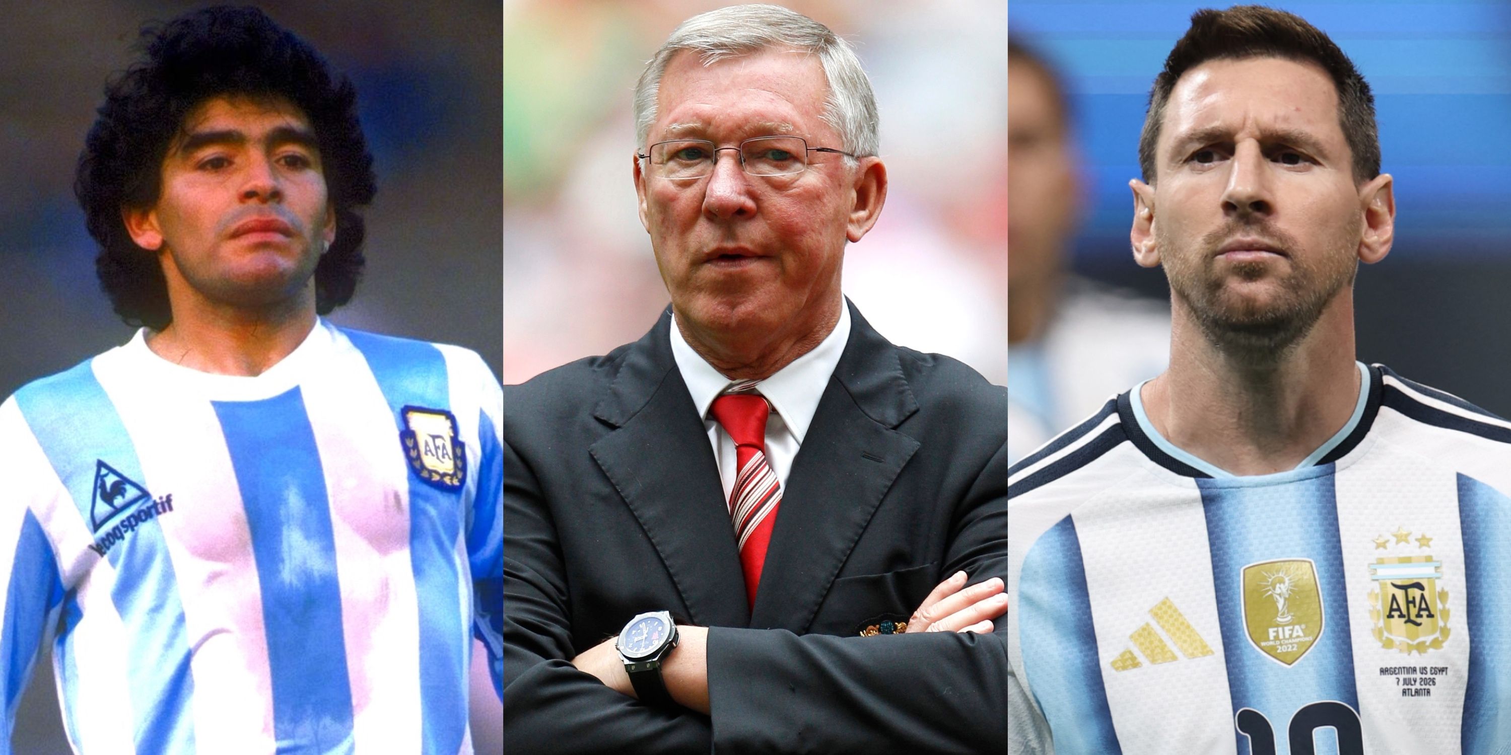 Sir Alex Ferguson's Verdict on Lionel Messi vs Diego Maradona Debate