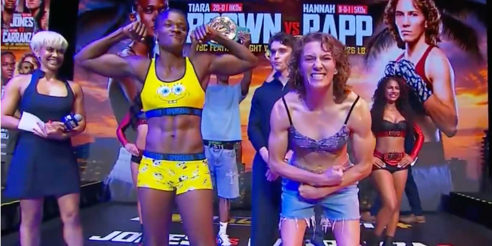 Hannah Rapp poses before her final fight
