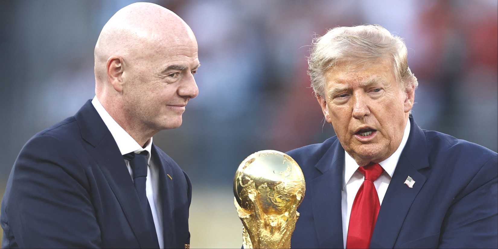 Gianni Infantino and Donald Trump