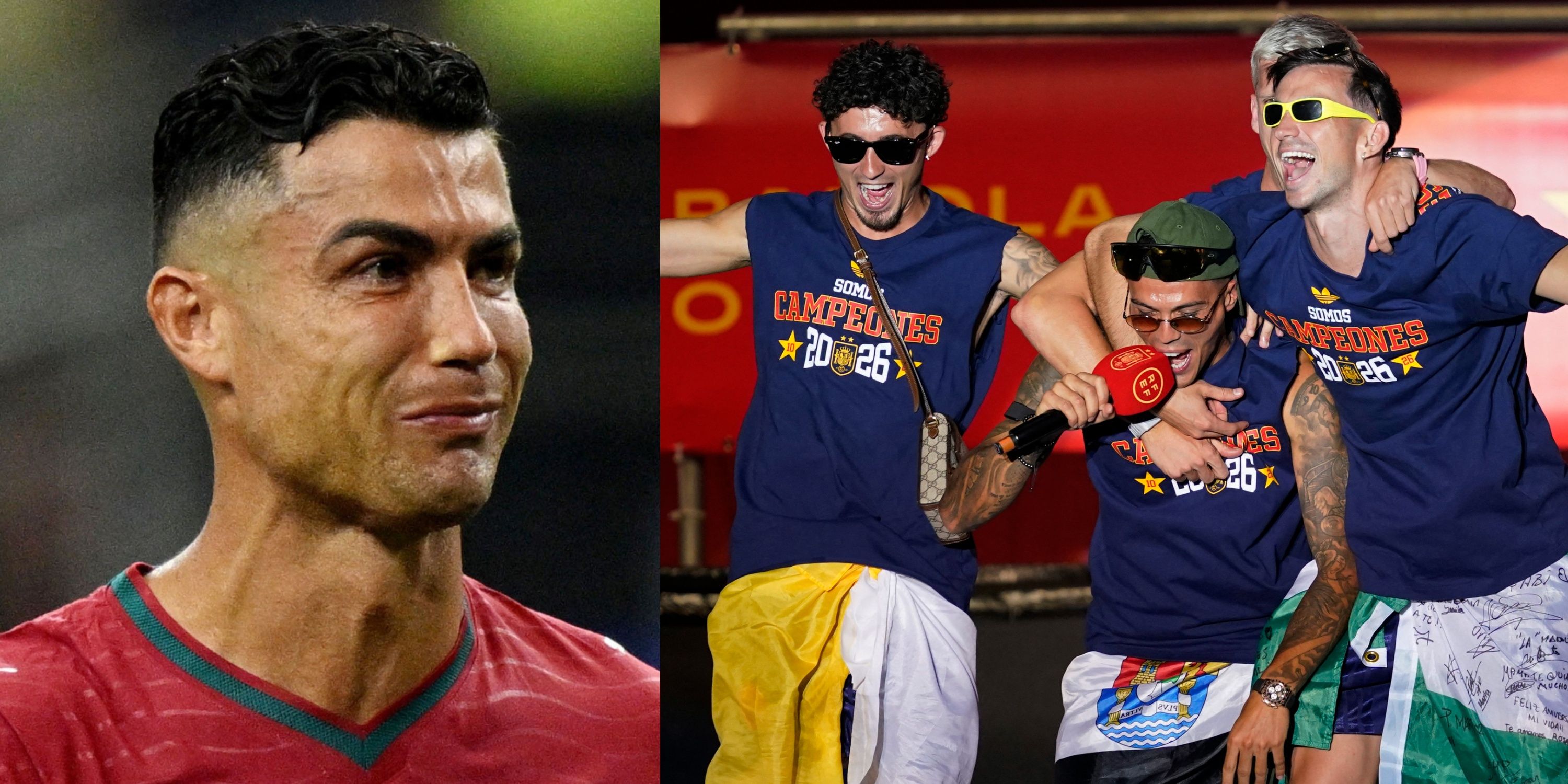 Cristiano Ronaldo Mocked in Spain 2026 World Cup Celebrations