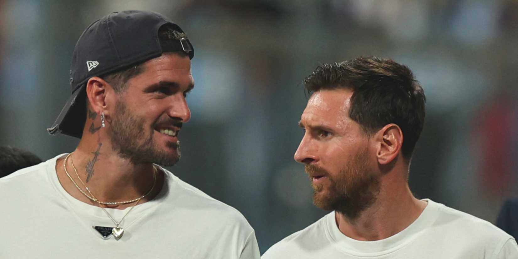 Lionel Messi and Rodrigo De Paul