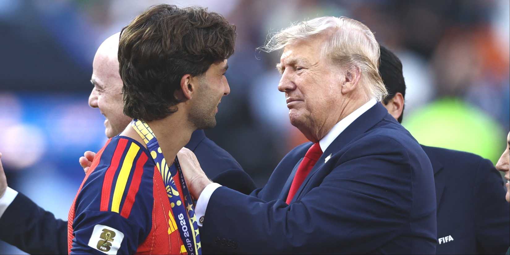Ferran Torres and Donald Trump | World Cup Final