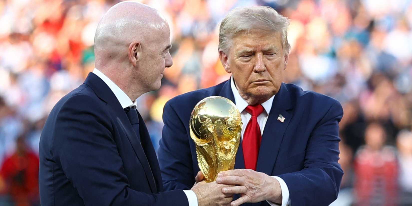 Gianni Infantino and Donald Trump