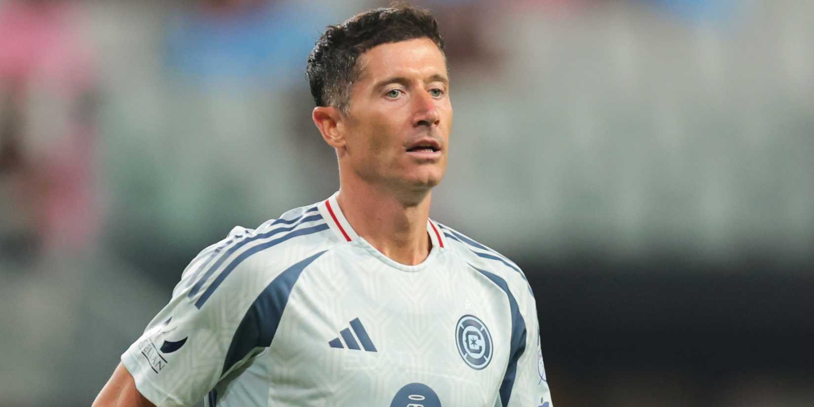 Robert Lewandowski during his Chicago Fire debut