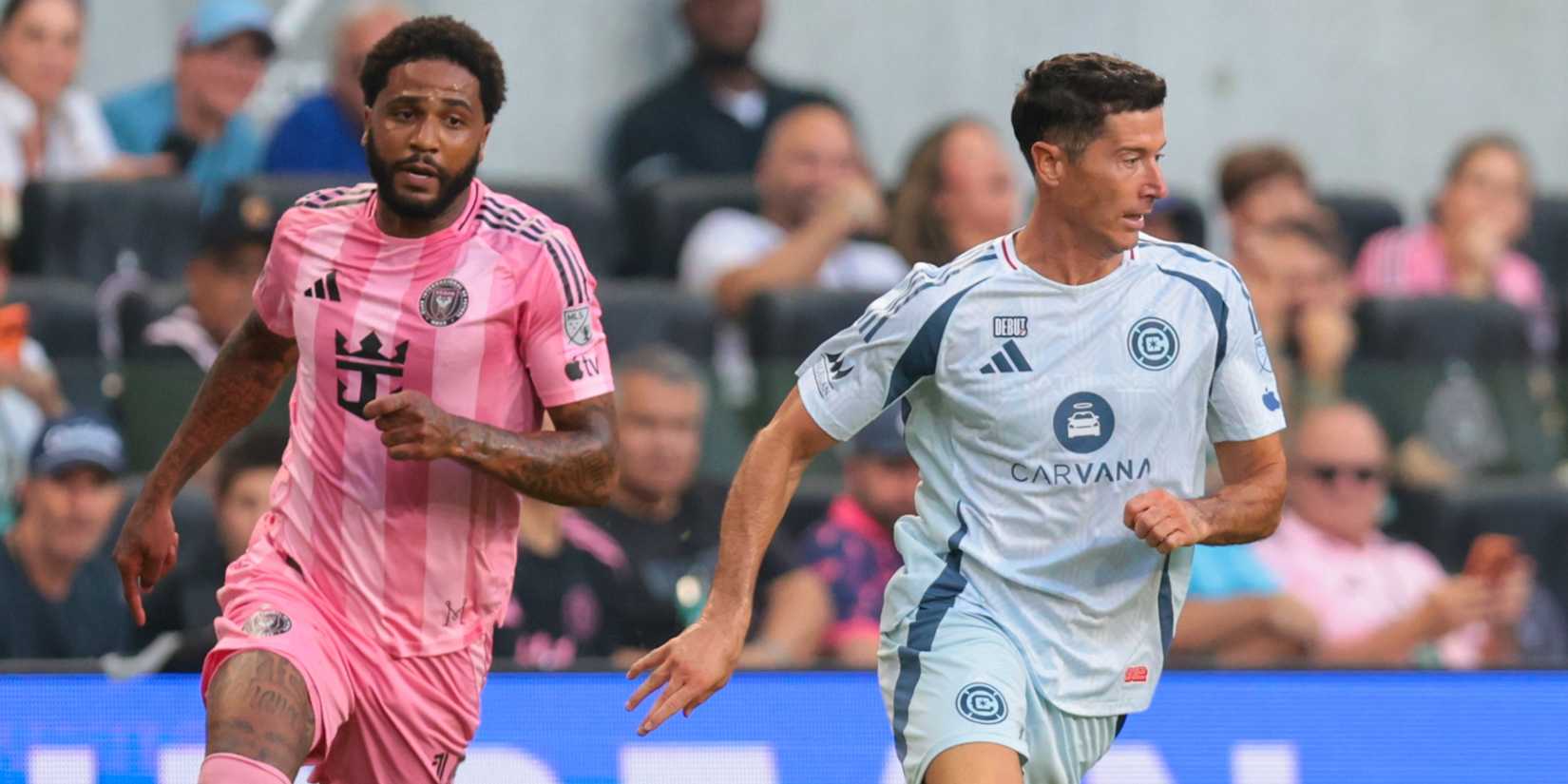 Robert Lewandowski during Inter Miami vs Chicago Fire