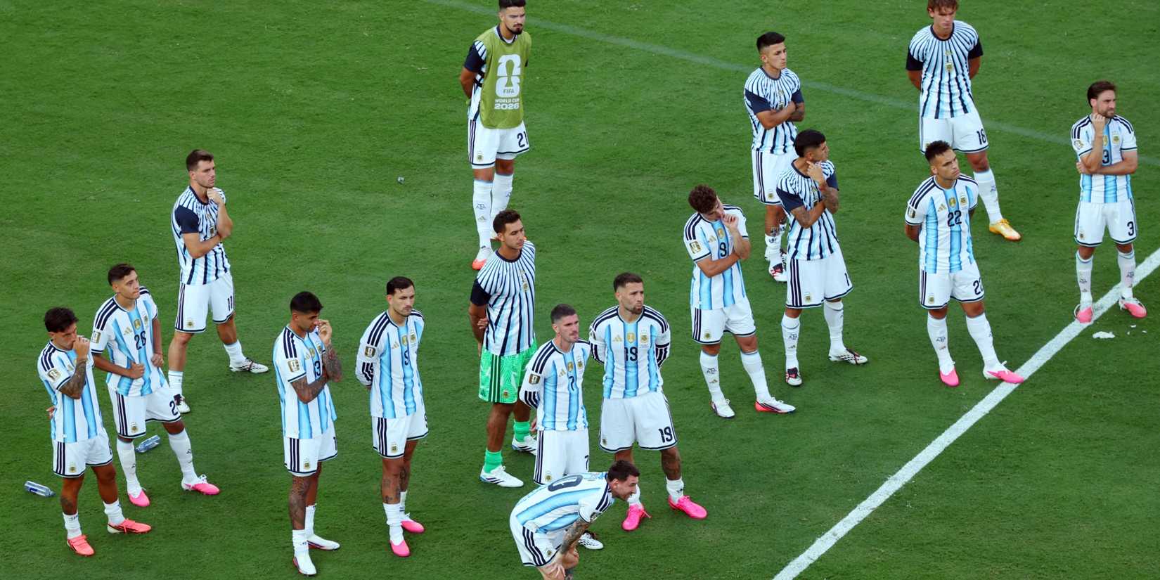 Argentina after defeat to Spain at World Cup final