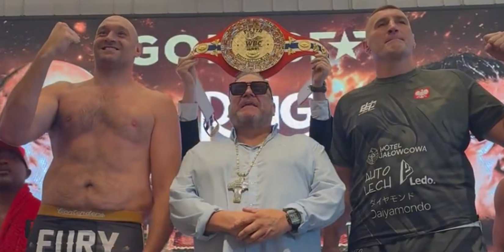 Tyson Fury and Mariusz Wach