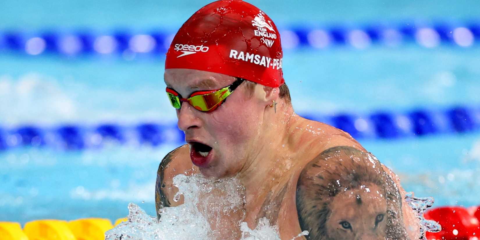 Adam Ramsay-Peaty in action at the Commonwealth Games