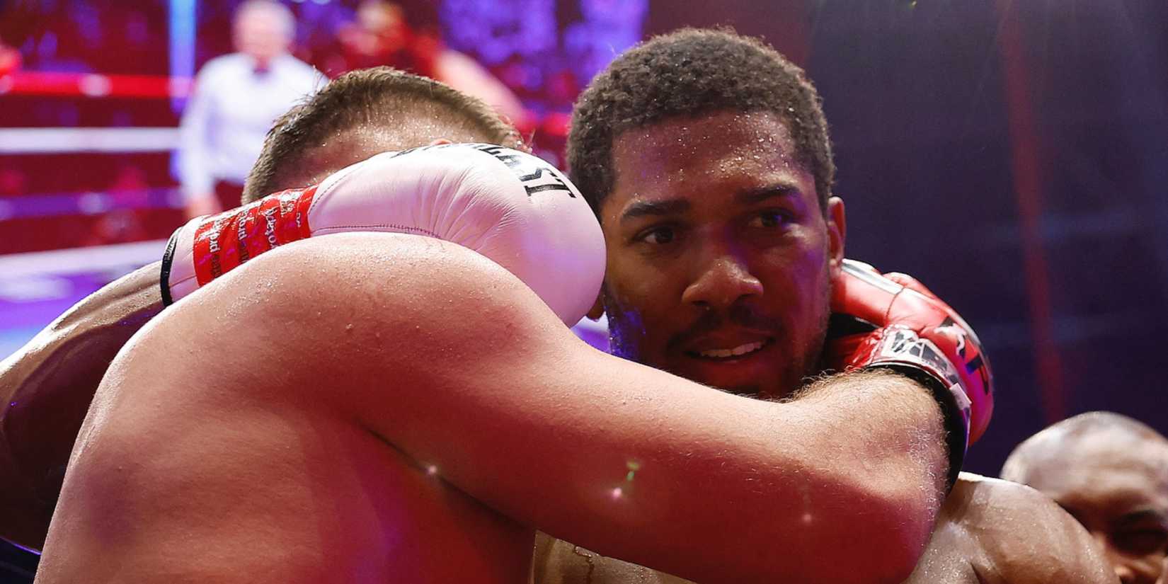 Anthony Joshua and Kristien Prenga