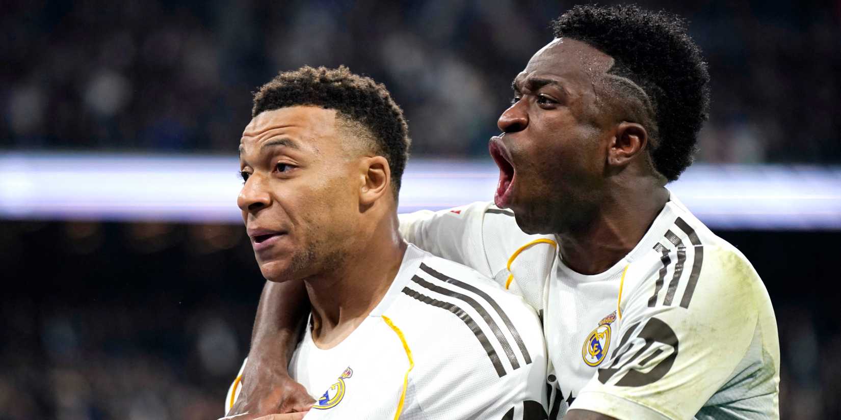 Kylian Mbappe and Vinicius Jr