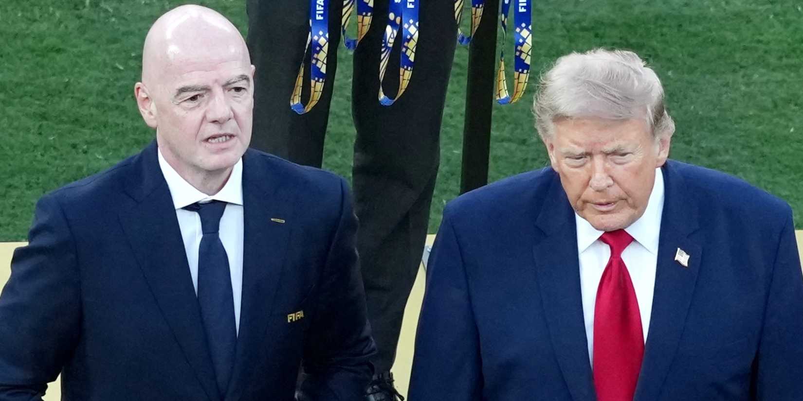Gianni Infantino and Donald Trump