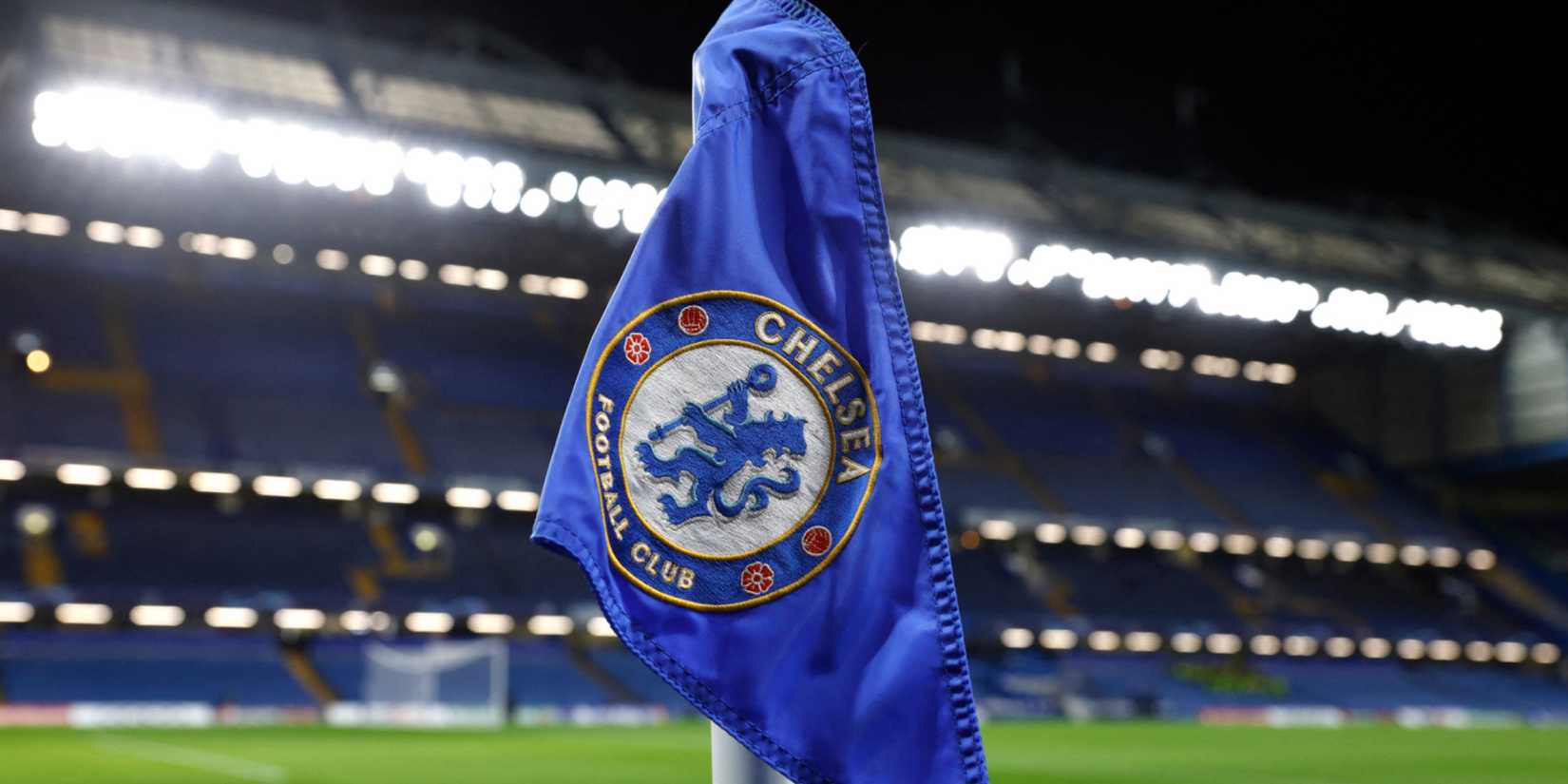 Chelsea flag at Stamford Bridge