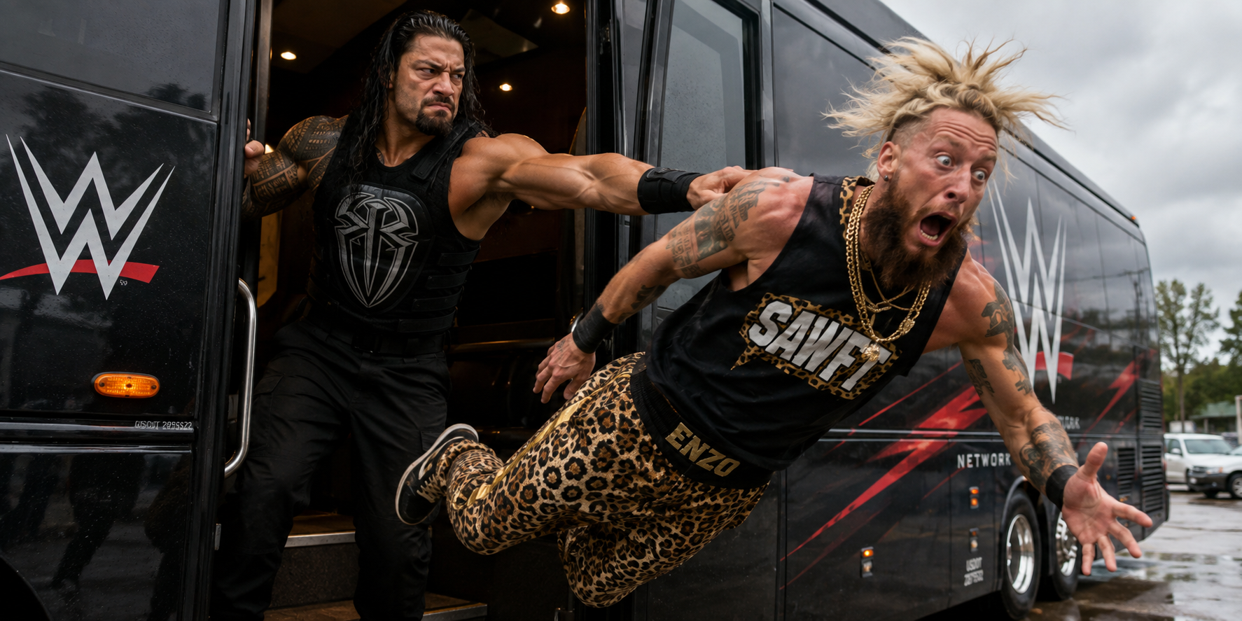 Why Enzo Amore Was Once Kicked Off WWE Tour Bus by Roman Reigns