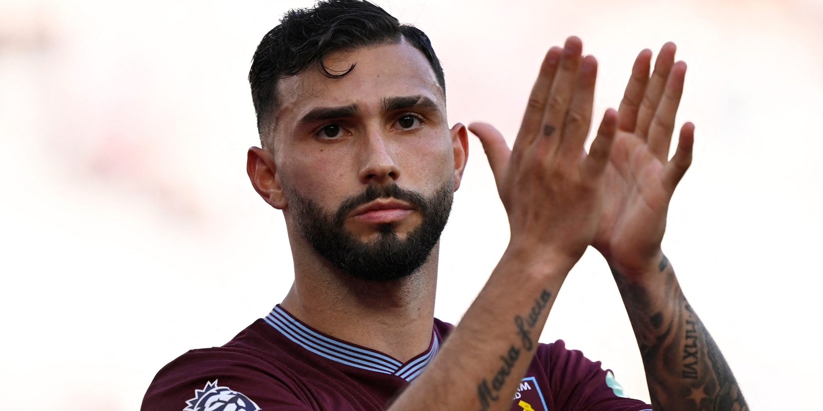 West Ham United's Valentin Castellanos reacts after West Ham United are relegated from the Premier League 