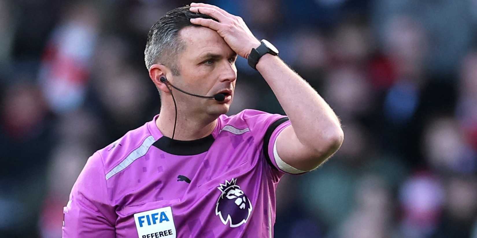 Premier League referee Michael Oliver