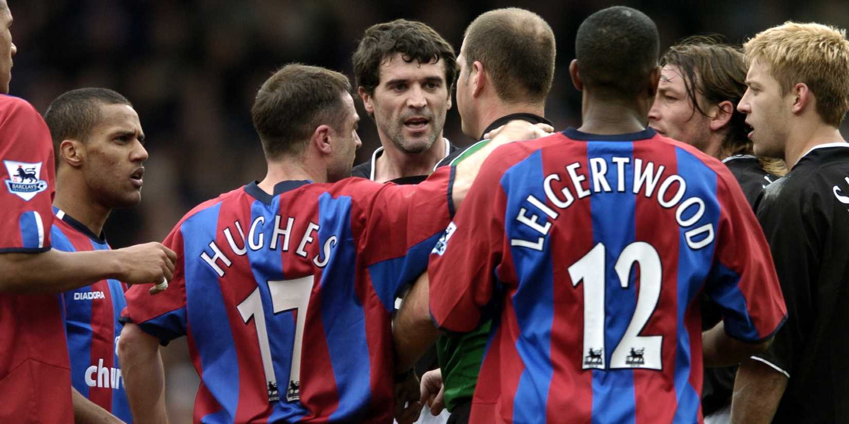 Roy Keane and Mark Clattenburg