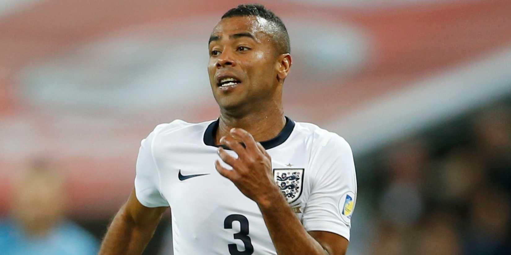 Ashley Cole in action for England
