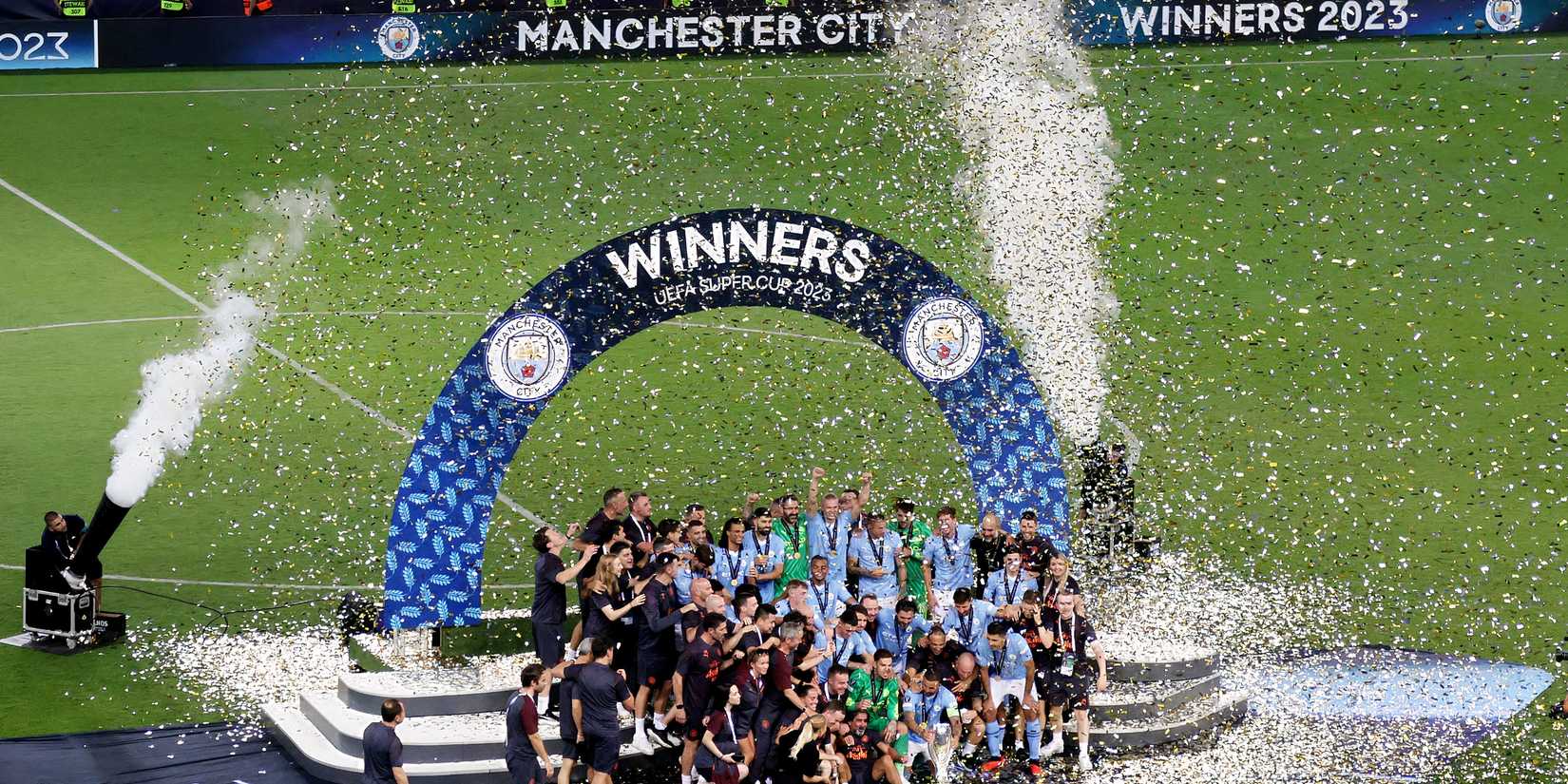 Man City beat Sevilla in 2023 Super Cup