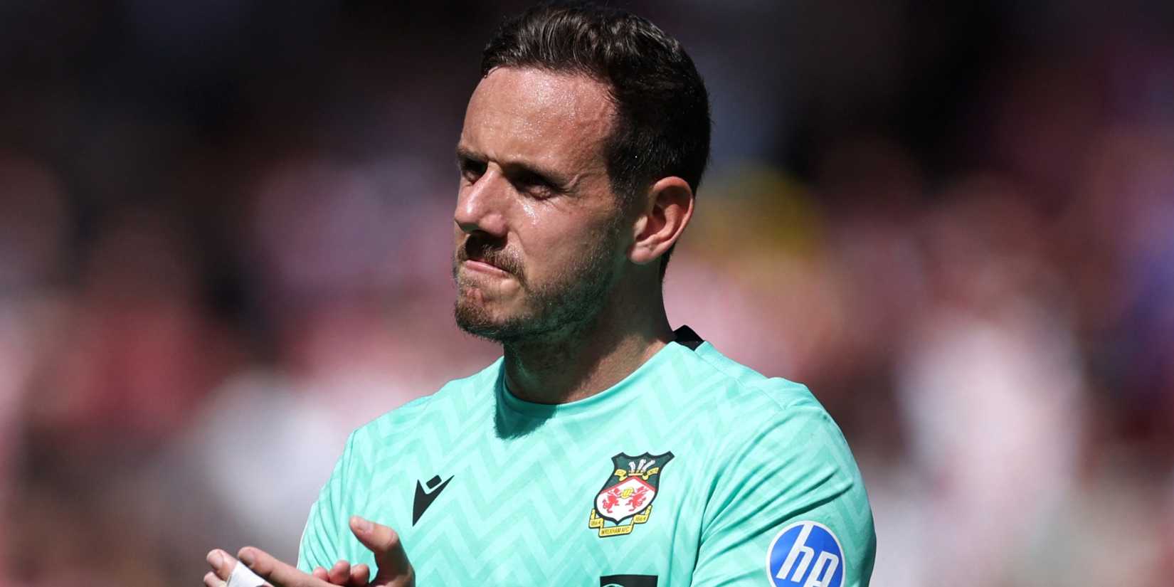 Danny Ward in action for Wrexham