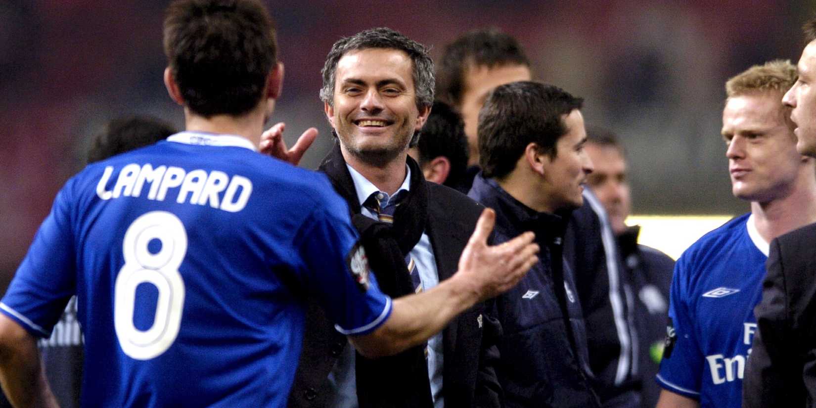 Jose Mourinho and Frank Lampard
