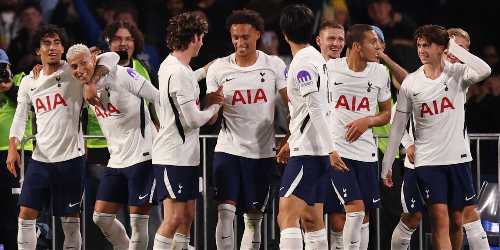 Tottenham players in pre-season