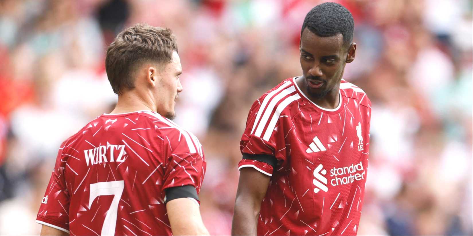Florian Wirtz and Alexander Isak