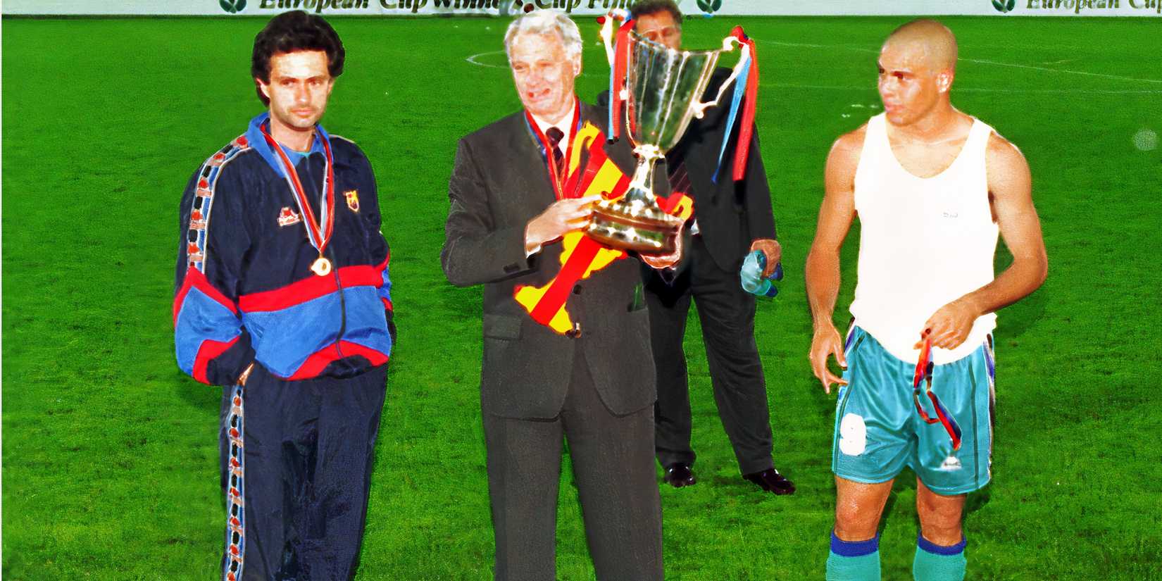 Mourinho, Robson and Ronaldo at Barcelona