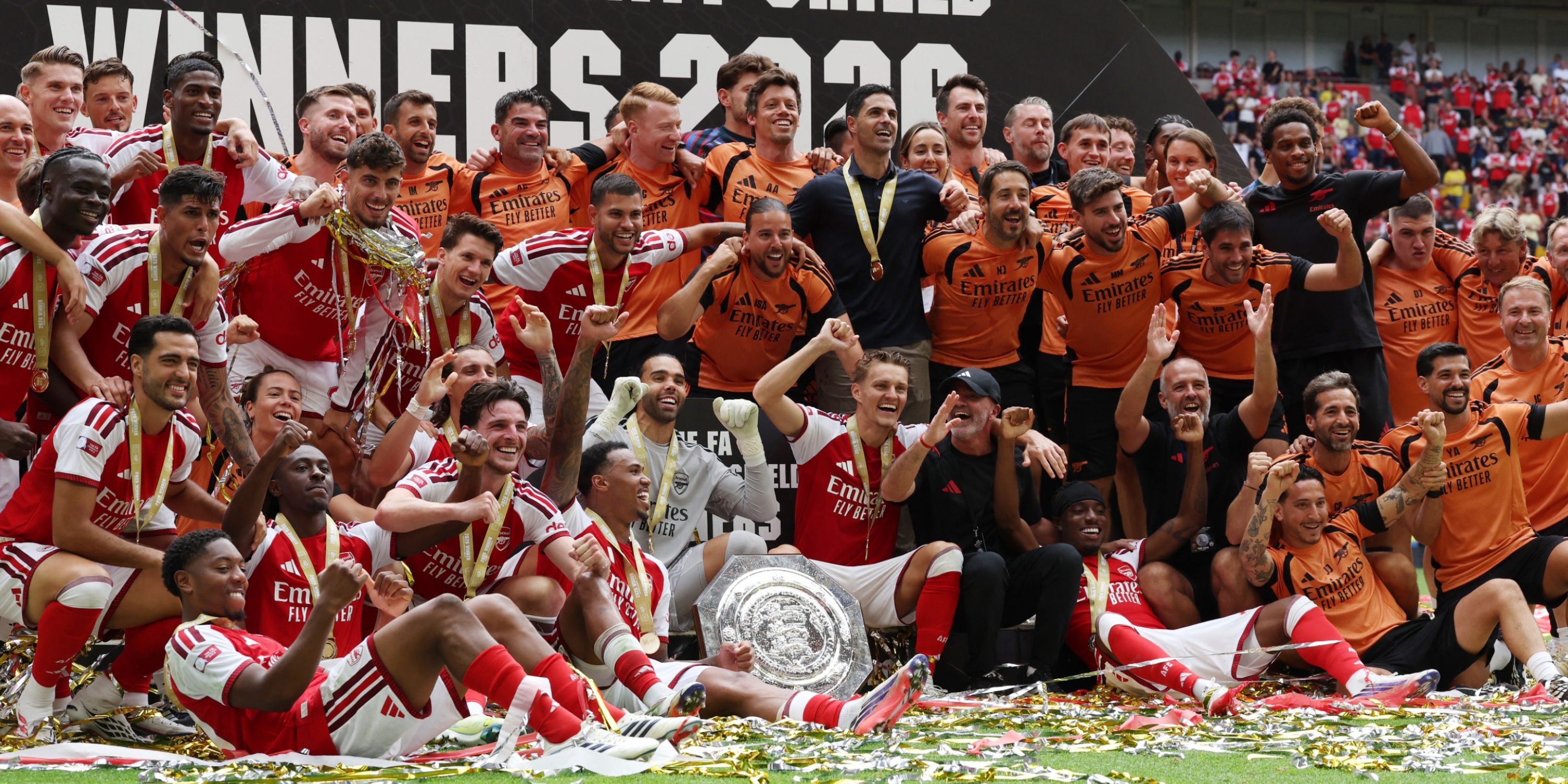 Arsenal Fans Left Heartbroken By Duo's Actions During Community Shield Celebrations