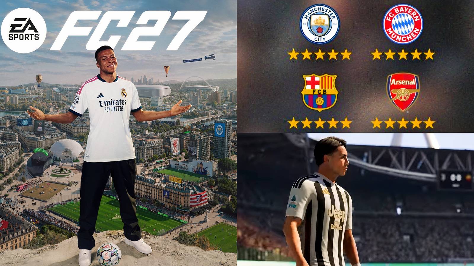 Best Men's Club Teams on EA Sports FC 27 Officially Revealed