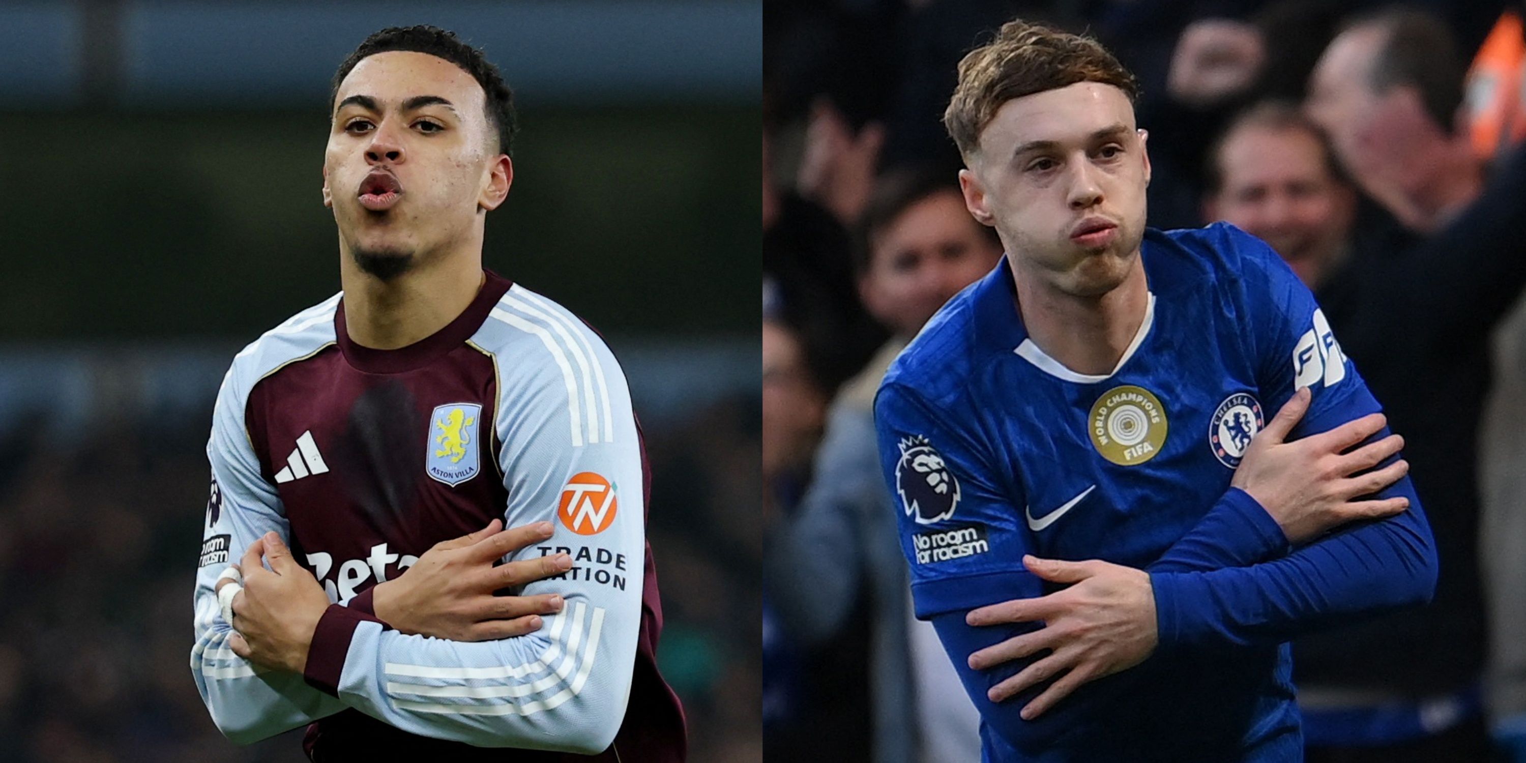 Cole Palmer, Morgan Rogers and the Chelsea Stars' 'Cold' Celebration