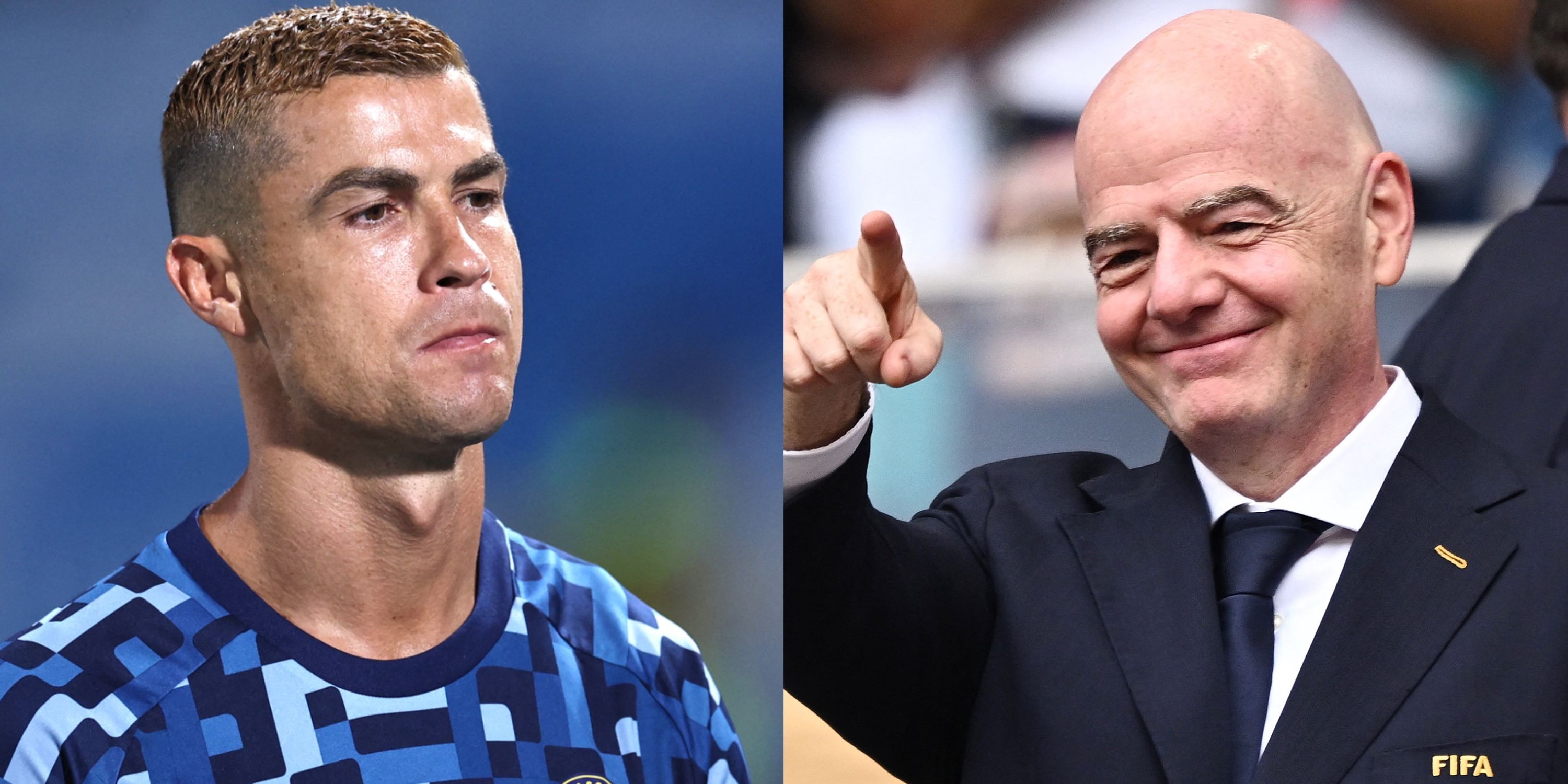 Gianni Infantino and Cristiano Ronaldo Meet at Esports World Cup
