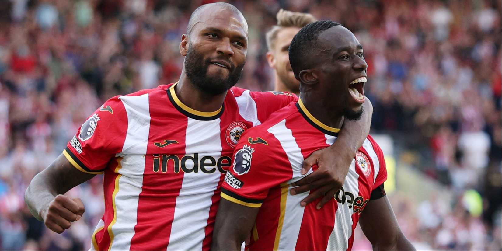 Igor Thiago and Michael Kayode (Brentford)