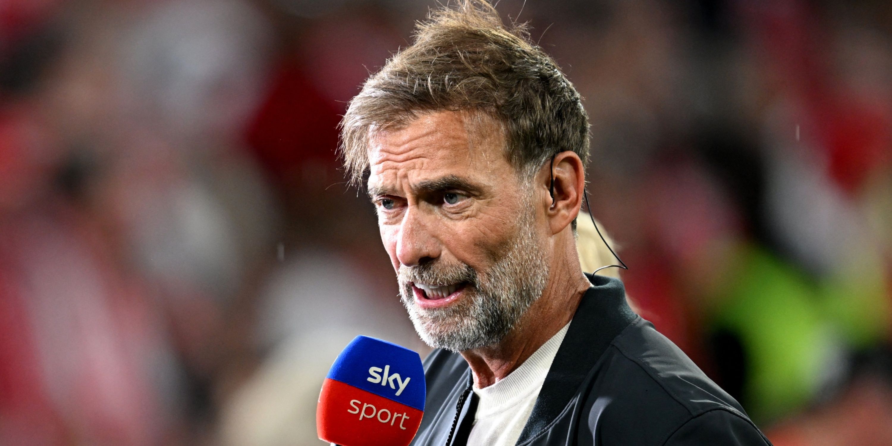 Germany coach Jurgen Klopp speaking to Sky Sports in Germany