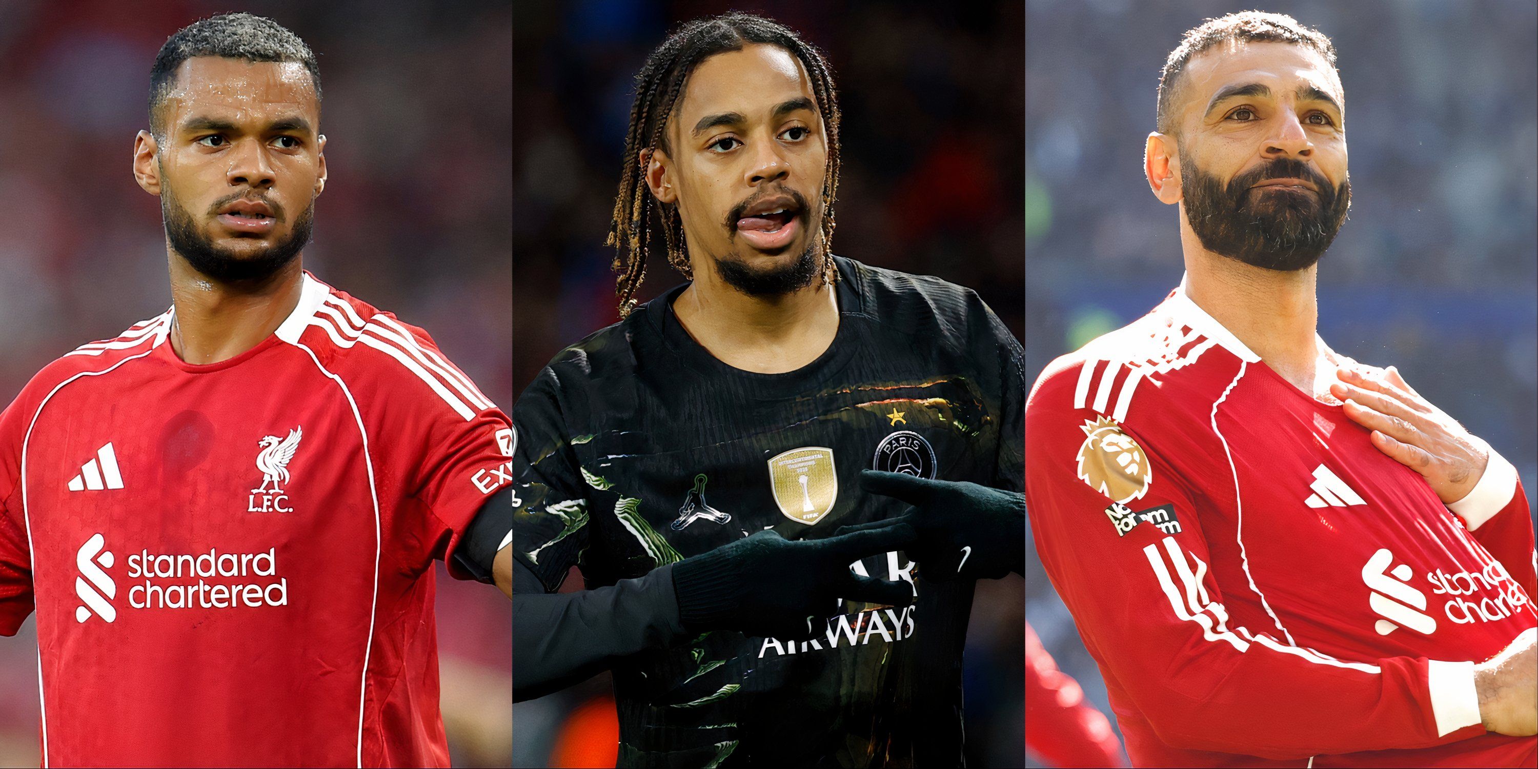 Liverpool: Mo Salah vs Bradley Barcola vs Cody Gakpo 25/26 Stats Compared