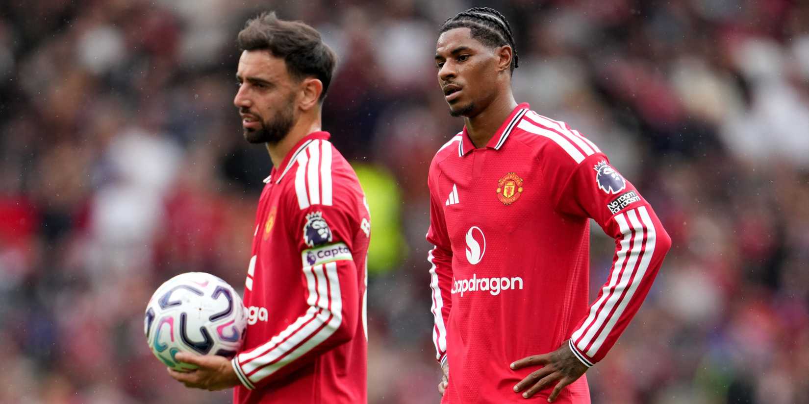 Bruno Fernandes and Marcus Rashford