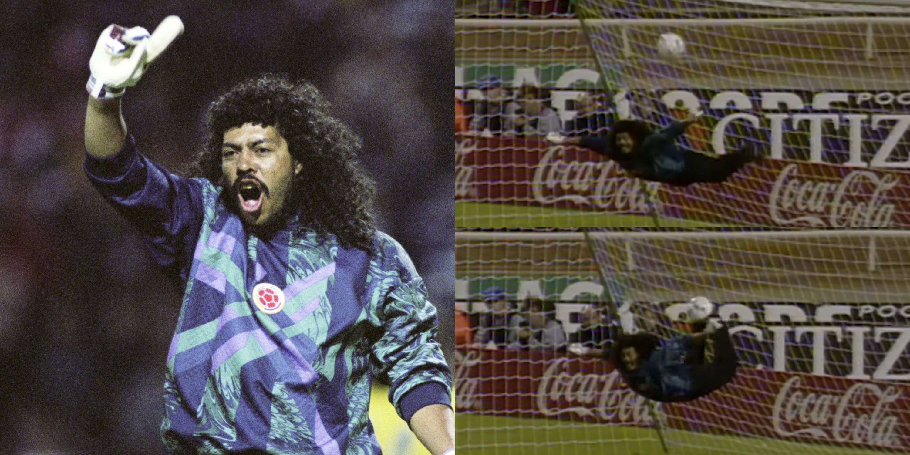 Rene Higuita and the Scorpion Kick Save vs England