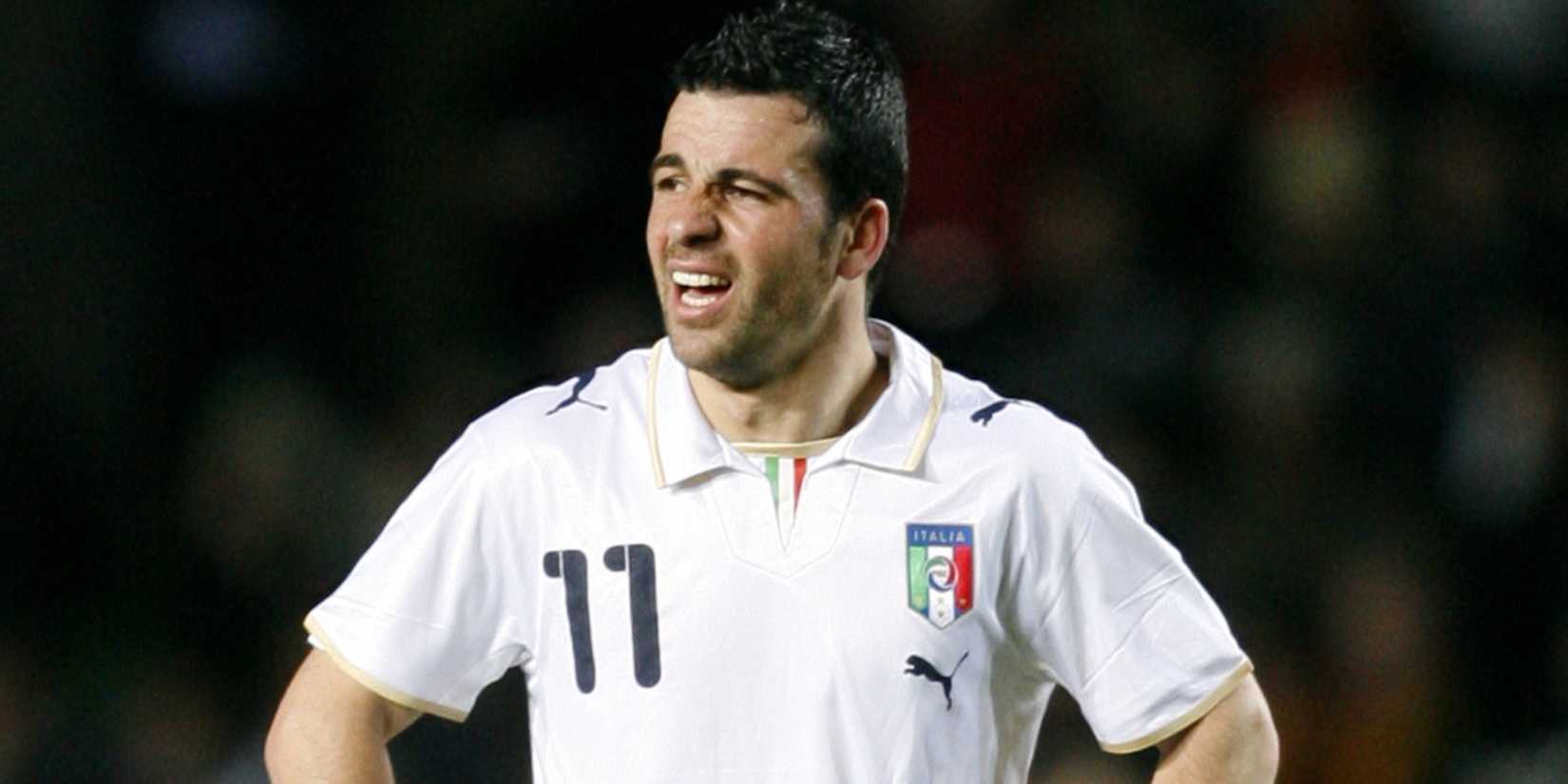 Antonio Di Natale in action for Italy