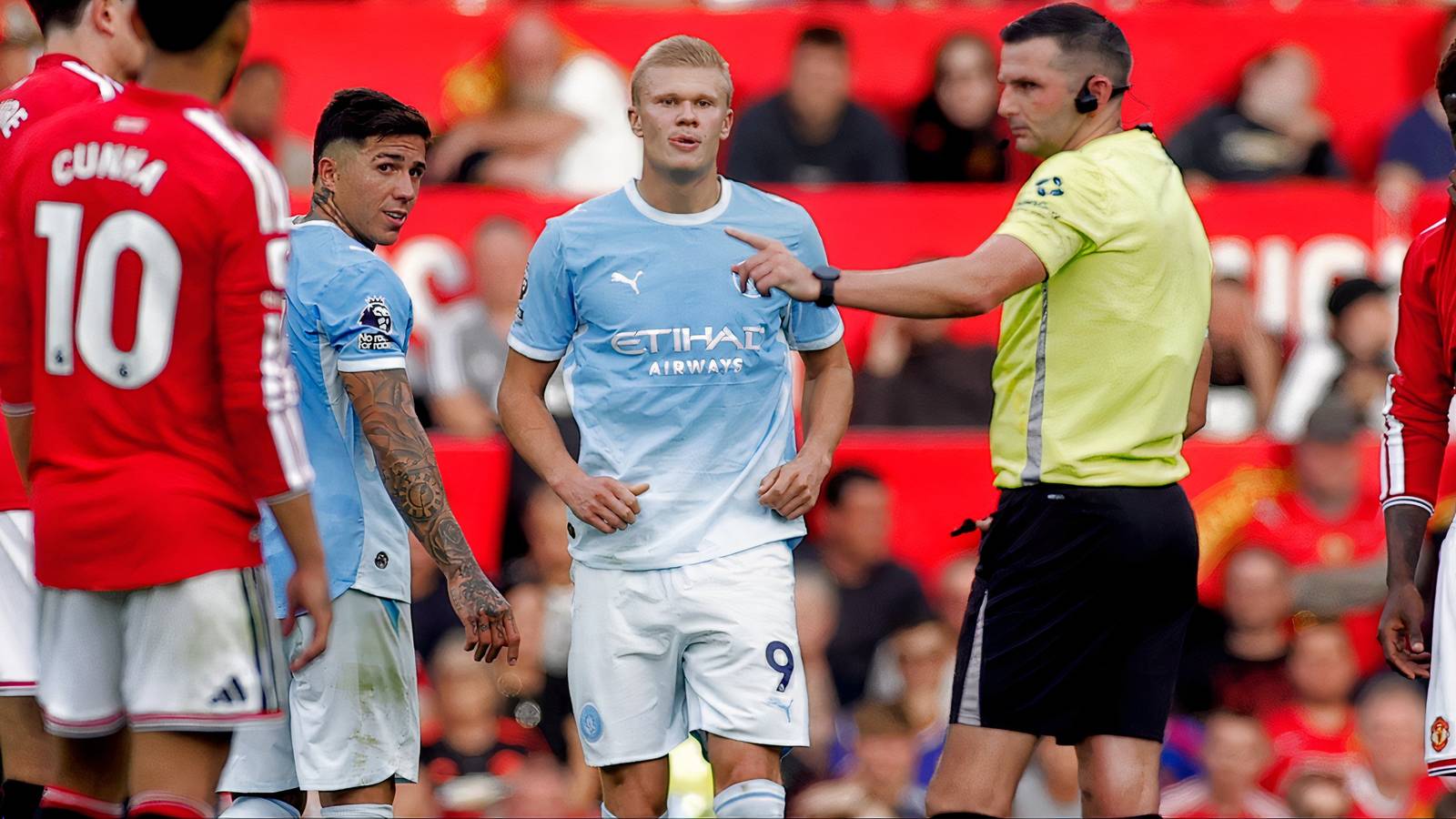 Full VAR Transcript of Erling Haaland’s Manchester Derby Winner
