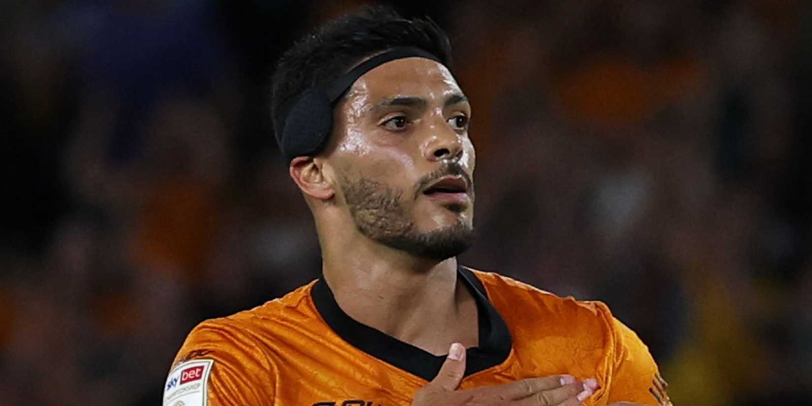 Raul Jimenez in action for Wolves