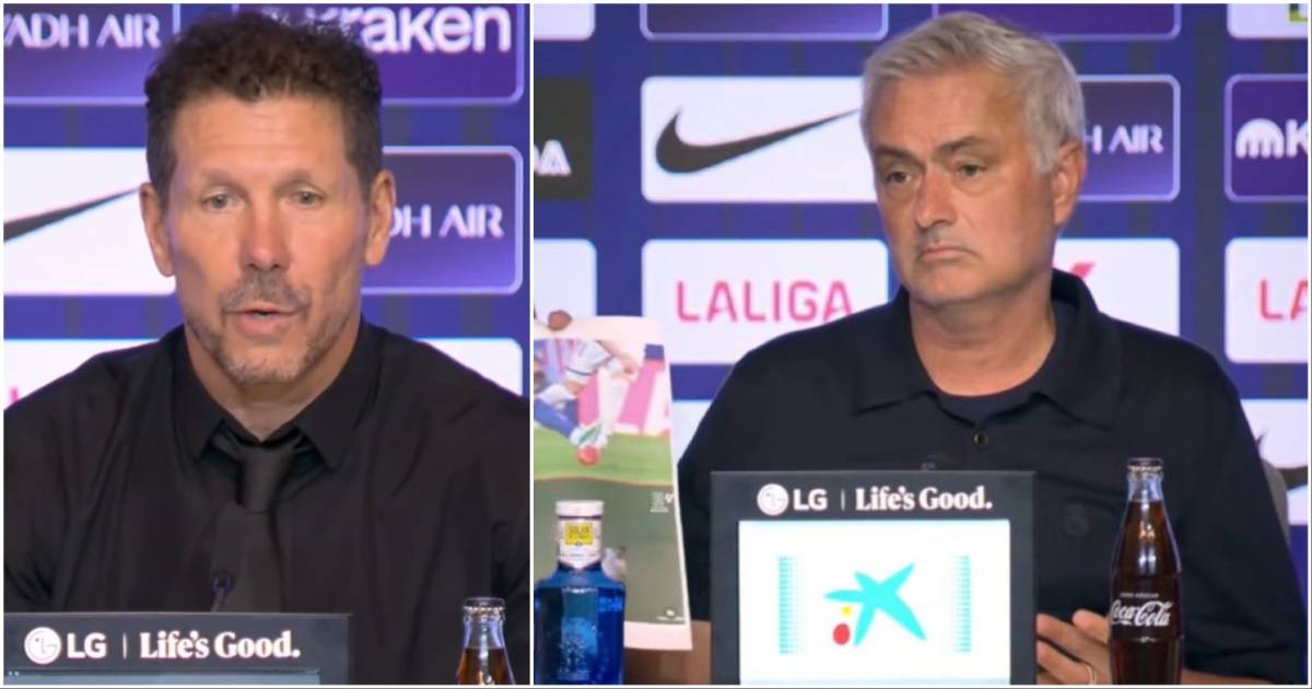 Simeone Fires Back at Mourinho Over Derby Referee Rant